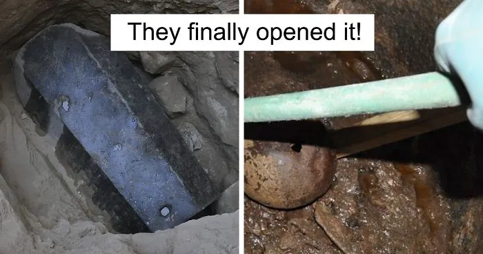 Remember The Massive Coffin That Hasn't Been Opened In 2000 Years? They Just Opened It