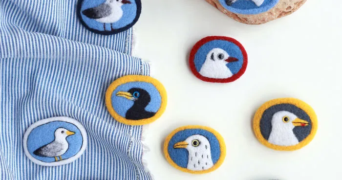 Brooches With Greetings From Baltic Sea