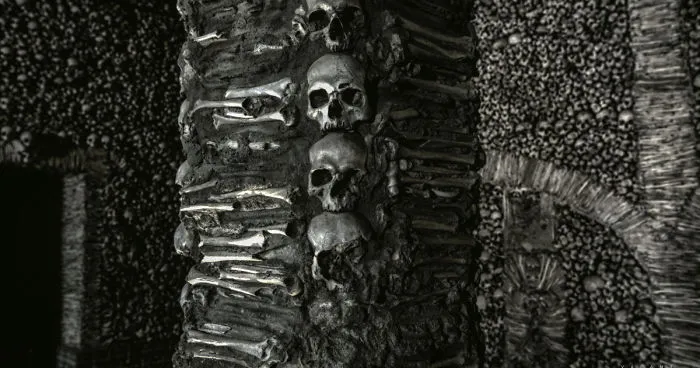 I Photographed This Building Made From Skulls And Bones