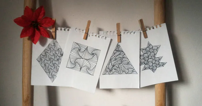 You Can Make These Optical Illusion Patterns Easily By Drawing Only Rectangles And Triangles