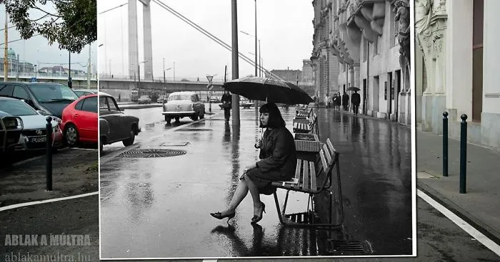 Photographer Lets Us Travel Back In Time By Combining 20th Century Pictures With Modern Day Surroundings