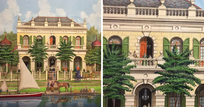 Artist Creates Super-Detailed And Precise Architectural Watercolors