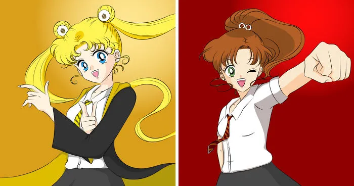 Sailor Moon Meets Harry Potter