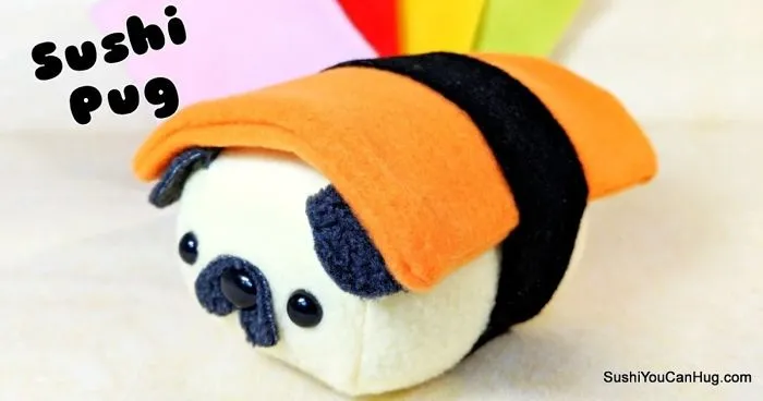 Cute Sushi Pugs