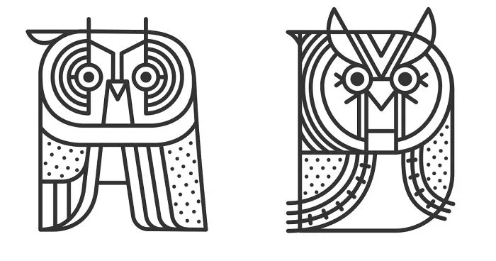 I Created An Alphabet From Owls