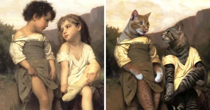 Artists Replace People With Animals In Famous Paintings And The Result Was Better Than The Original