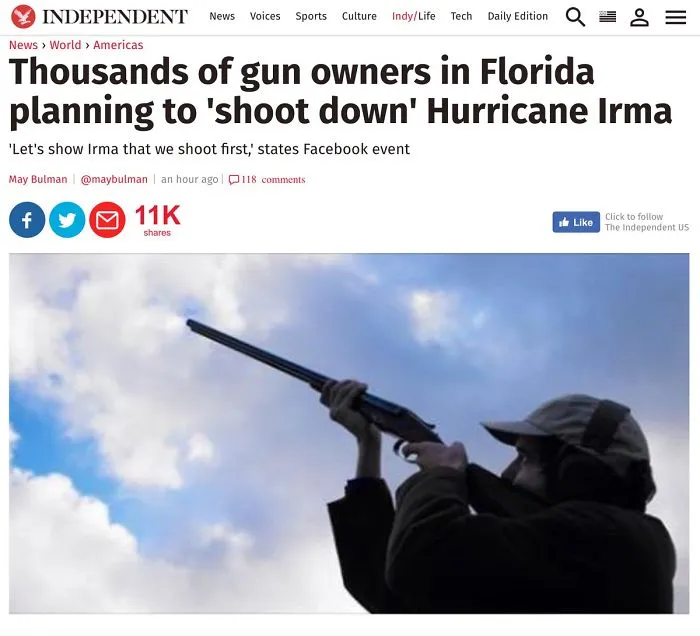 Shooting Down The Weather
