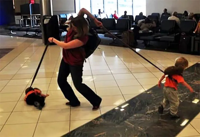 Rough Day For A Mom At The Airport