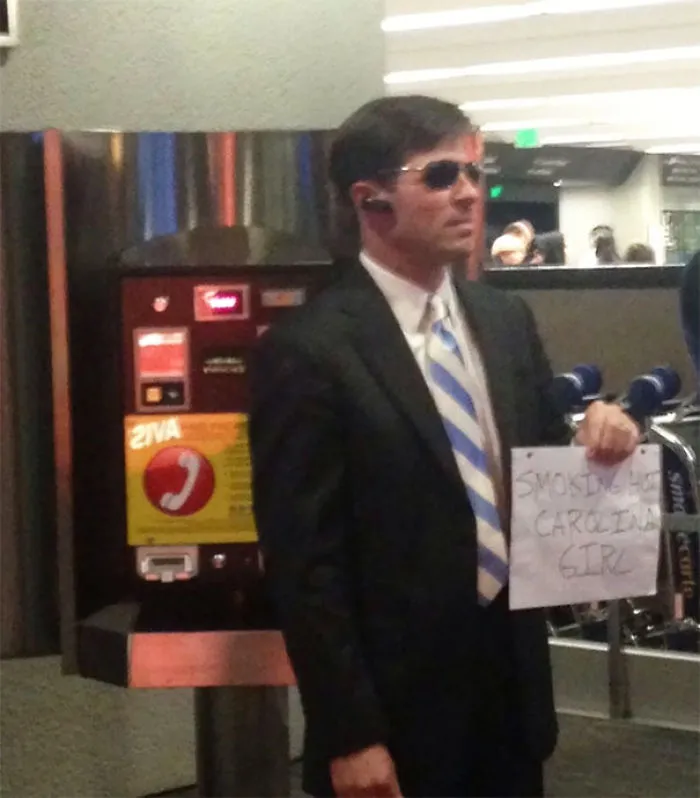 Saw This Guy At The Airport