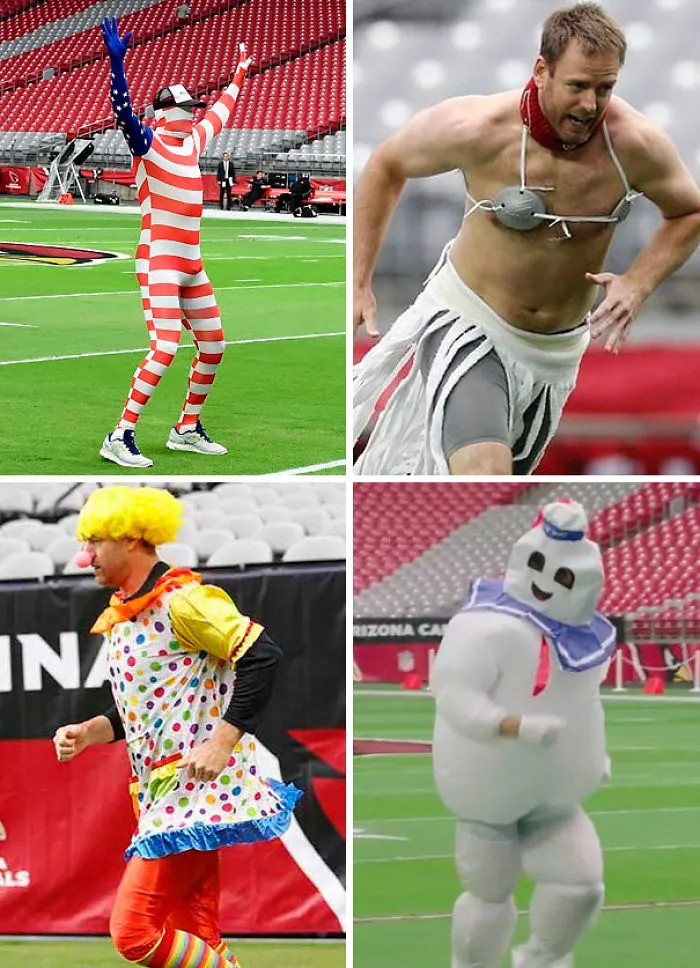 Este hombre se llama Carson Palmer y no ha ganado una apuesta en su vida