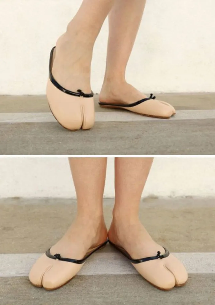 Nunca pensé que vería zapatos que parecieran pies de camello, pero...