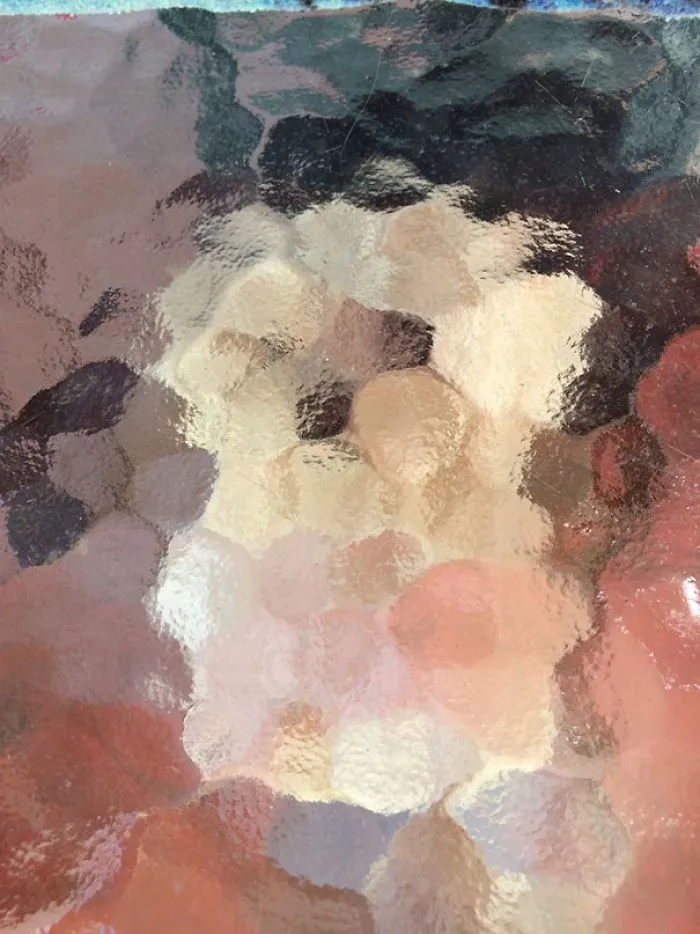 My Dog Kept Begging Under The Patio Table And The Glass Made Him Look Like A Degas/Picasso Art Collaboration