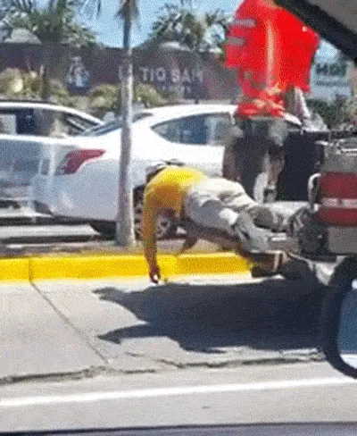 Pintando el bordillo al estilo mexicano