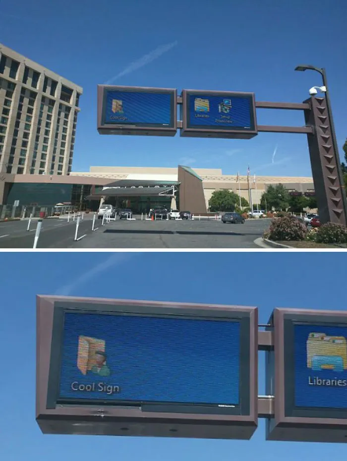 Oh No, Someone Forgot To Turn The Cool Sign On