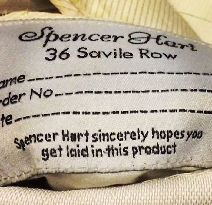 Label Buried Deep In My Inside Suit Pocket
