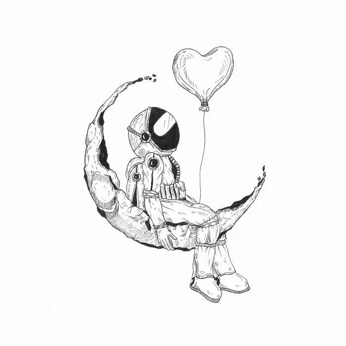 I Expressed My Anxiety And Heartbreak Through Pen Illustrations