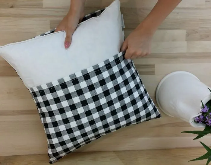 I Sew For A Living, Making Slip Covers Out Of The Cutest Fabrics To Fit Over Boring, Plain Pillows.