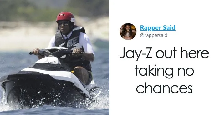 Jay-Z's Vacation Photo Turns Into The Best Meme Of This Summer And It Will Make You Laugh