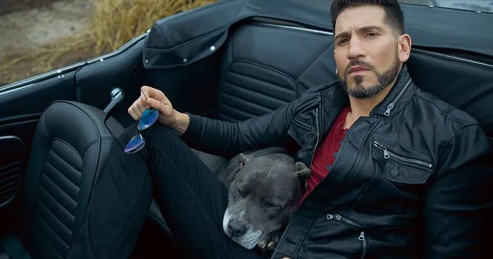 Heartwarming Photos Of 'The Walking Dead' Star With His 3 Rescue Pit Bulls Will Melt Your Heart