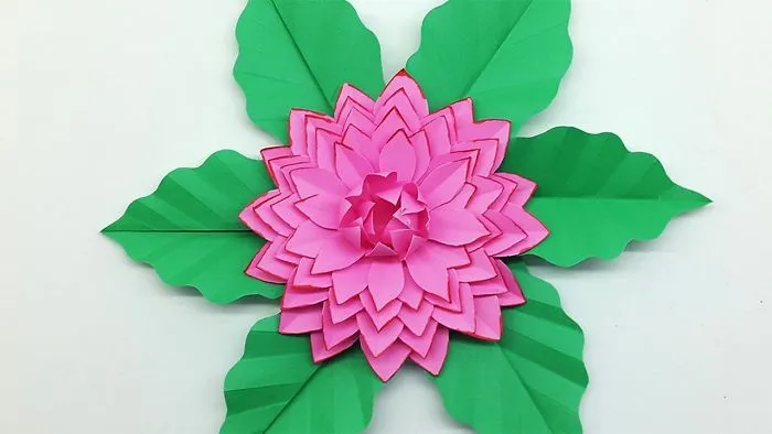 Diy Paper Dahlia Making Tutorial - How To Make Realistic And Easy Paper Flower