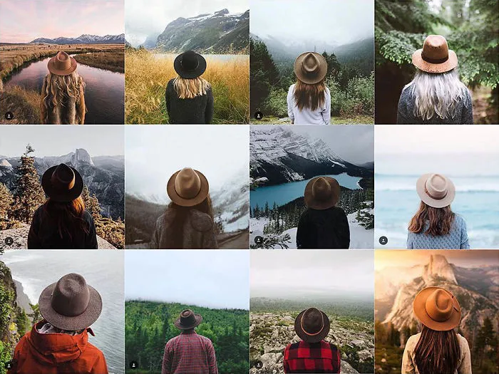 Back Of Head With Outdoorsy Hat