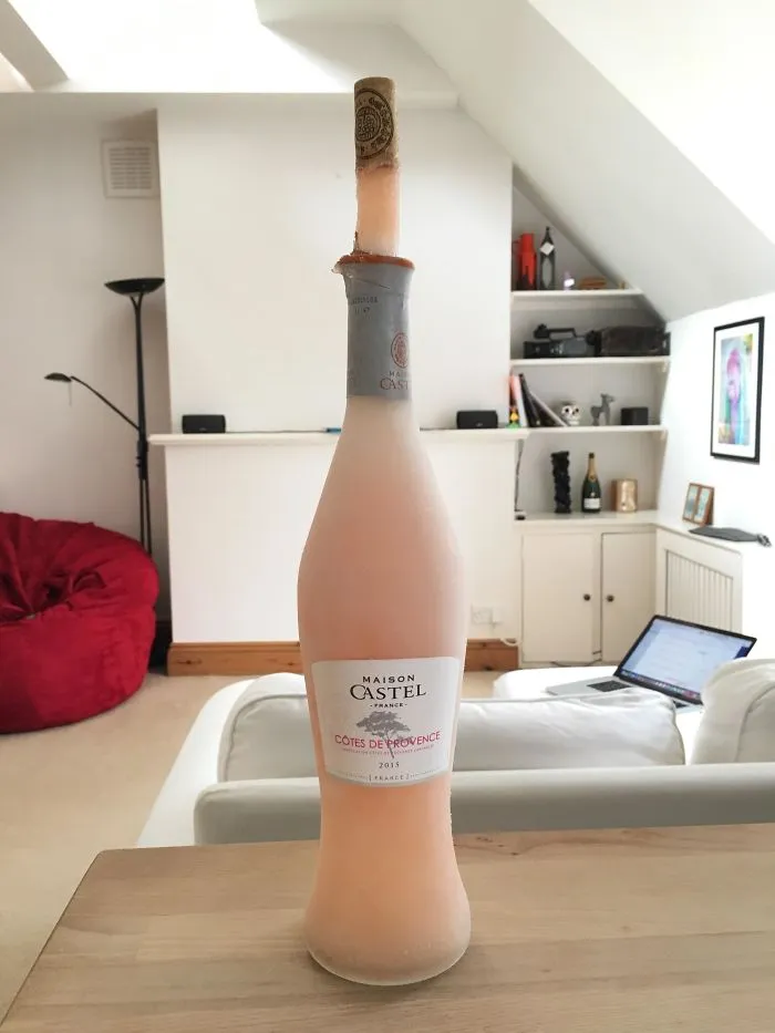 Se me olvidó el vino en el congelador