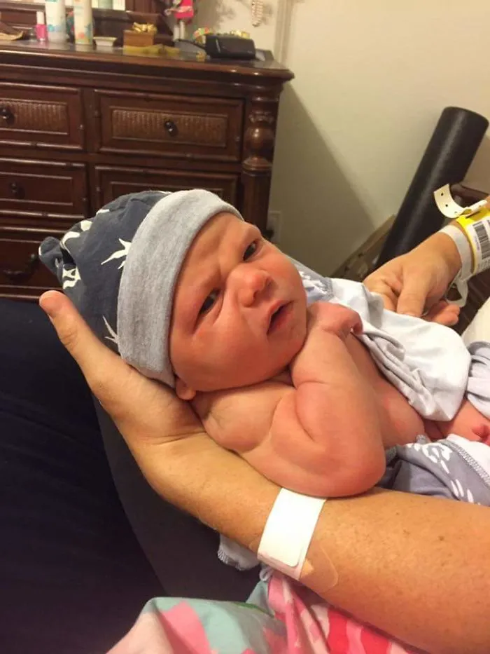My Friend's Baby Looks Like He Just Got Done Working Out