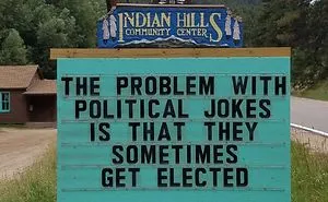 Someone In Colorado Is Putting The Funniest Signs, And The Puns Are Priceless (50 Pics)