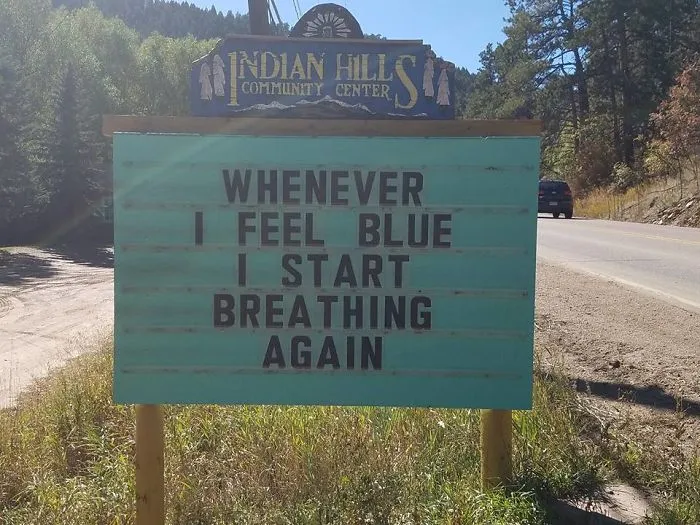 Someone In Colorado Is Putting The Funniest Signs, And The Puns Are Priceless (50 Pics)