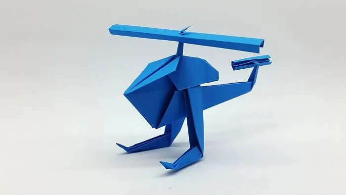 Paper Helicopter How To Make - Diy Origami Mosquito Helicopter