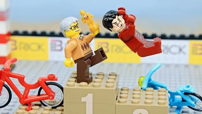 Lego Iron Man Racing Bike