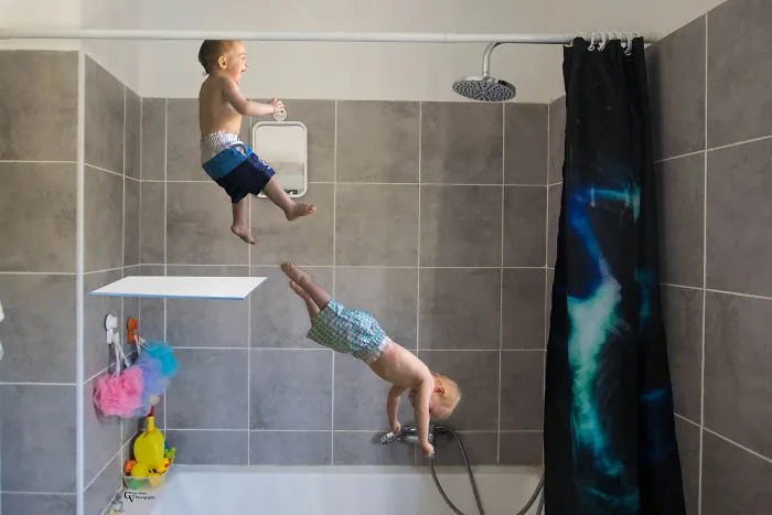 What Can I Say, The Kids Love To Shower