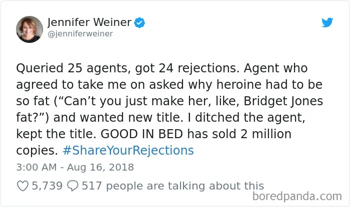 42 Times Celebrities And Successful People Were Badly Rejected But Later Proved Everyone Wrong