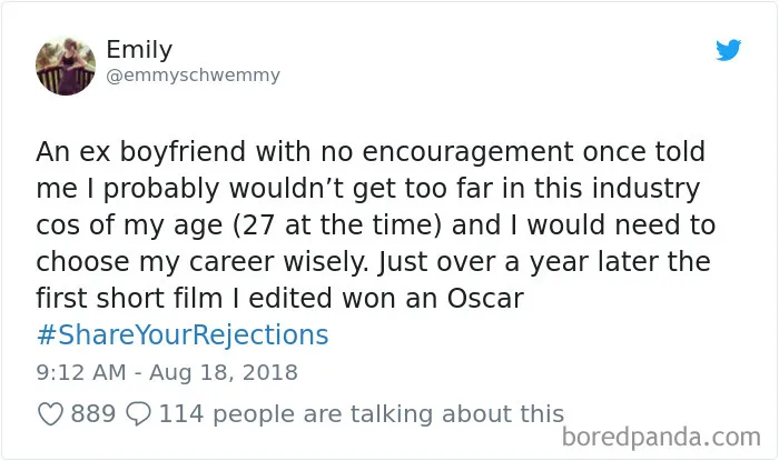 42 Times Celebrities And Successful People Were Badly Rejected But Later Proved Everyone Wrong