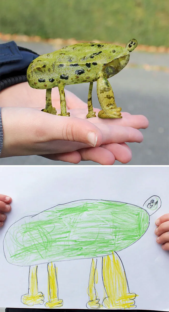 Frog As Drawn By My Kid