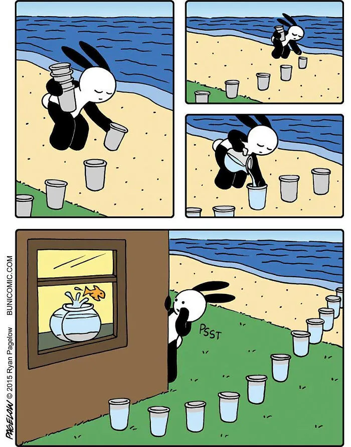 My 67 Cute Bunny Comics That Often Don't End Well