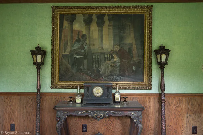 Antique Painting And Table