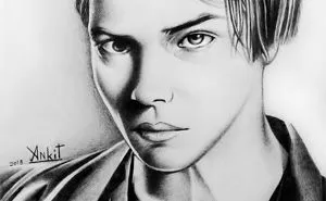 Realistic Pencil Drawing River Phoenix