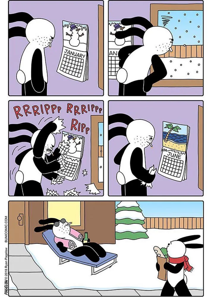 My 67 Cute Bunny Comics That Often Don't End Well