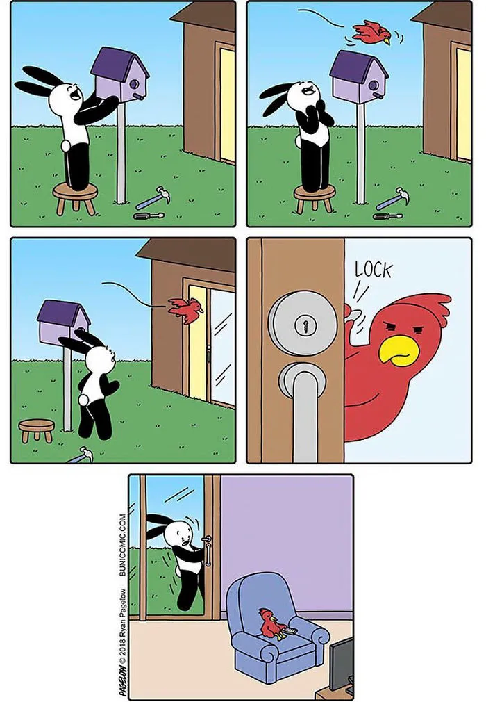 My 67 Cute Bunny Comics That Often Don't End Well