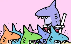 Every Week Is Shark Week At Sandshark Beach.