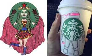 Tunisian Illustrator Makes The Starbucks Logo Come To Life