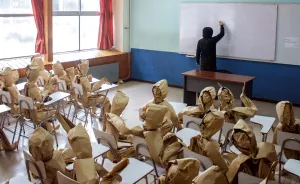250 Life-Sized Paper People Invade The Streets To Reflect On Public Spaces In Chile