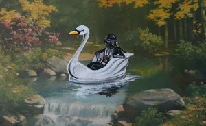 I Buy Unwanted Art From Thrift Shops To Add In A Little Something From Myself, And Here's The Result (29 New Pics)