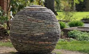 I Build Garden Sphere Sculptures From Pieces Of Stone, Using No Glue Or Cement
