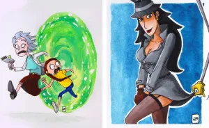I Drew A Female Version Of Pop Culture's Heroes
