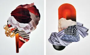 I Made These Fabric Collages Out Of Martha Stewart Magazines