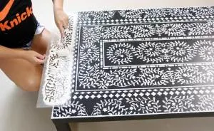 Take Your Ikea Coffee Table From Bland To Grand With An Inlay Stencil Kit