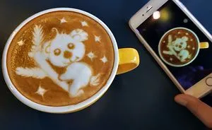 Lovely Latte Art In China Transcends The Language Barrier