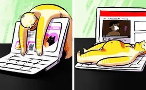 Comics Showing What Would Happen If Cats And Humans Switched Roles
